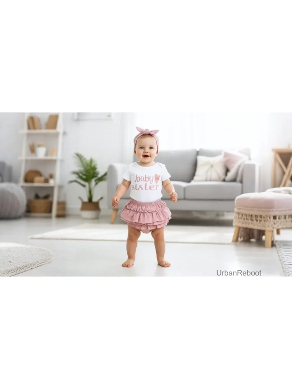 Baby Girl Shorts Romper Set - Summer Outfit 0-24 Months Cotton